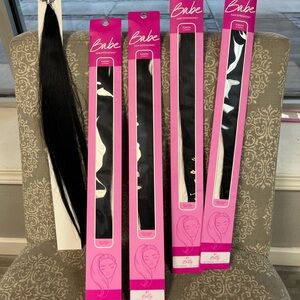 Black Hair Extensions (FUSION)